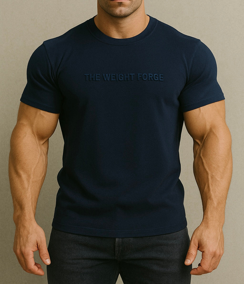 T-shirt casual The Weight Forge di cotone elasticizzato.
