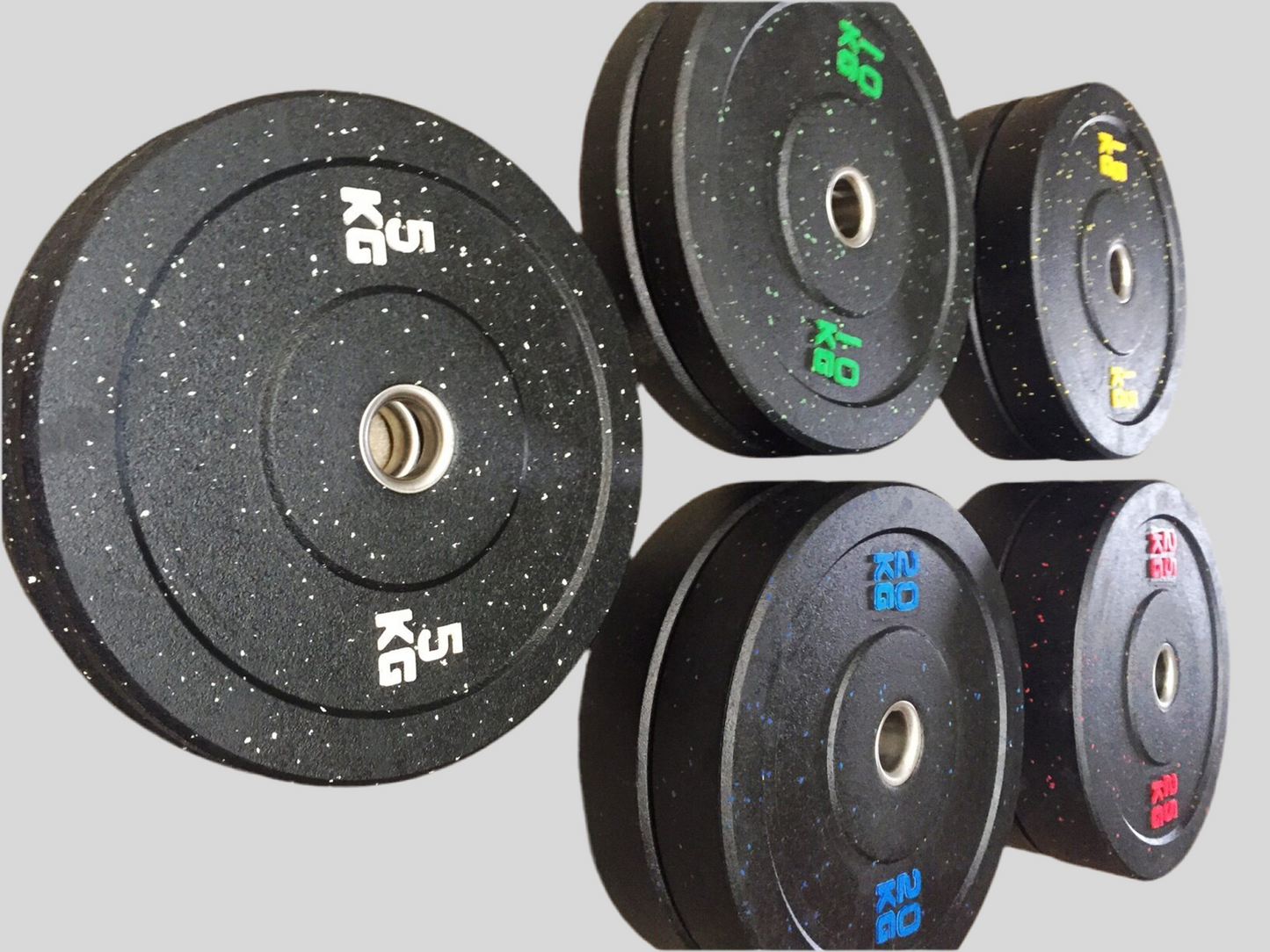 Set Bumper + Bilanciere Uomo 170 KG