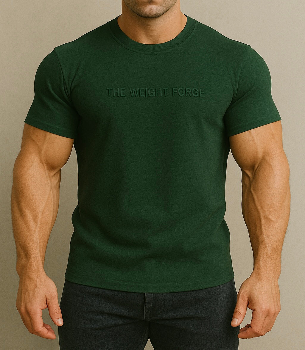 T-shirt casual The Weight Forge di cotone elasticizzato.