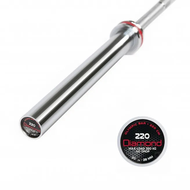 Bilanciere Olimpico 220 cm - carico max 320 kg - 20 kg