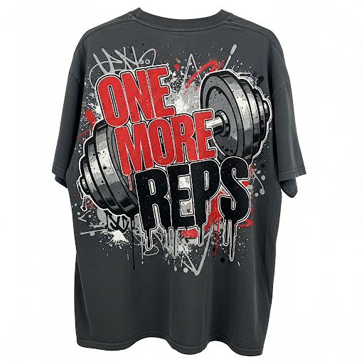 T-shirt oversize One More Reps