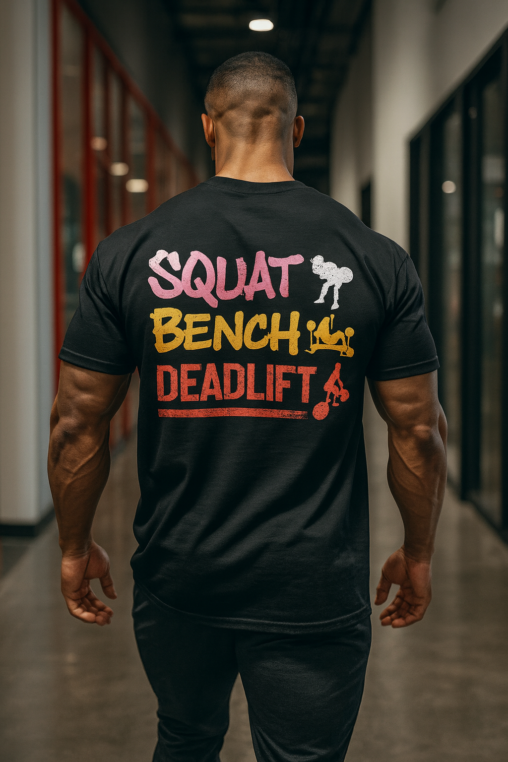 T-shirt oversize Squat Bench Deadlift