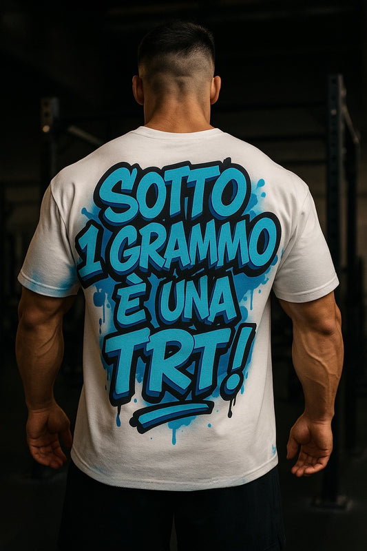 T-shirt oversize- Sotto 1 Grammo è una TRT
