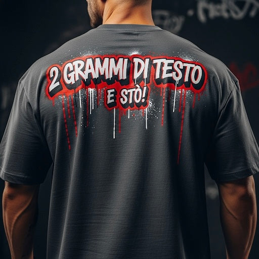 T-shirt/ 2 Grammi Di Testo e Sto!