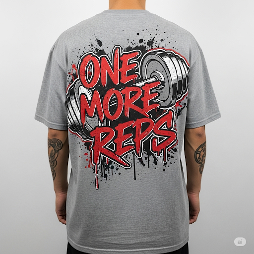 T-shirt oversize One More Reps